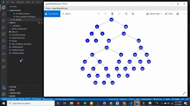Binary Tree Visualizer using igraph library with python смотреть онлайн