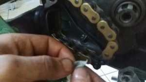 Установка современной цепи на мотоцикл ''Ковровец К 175 А''