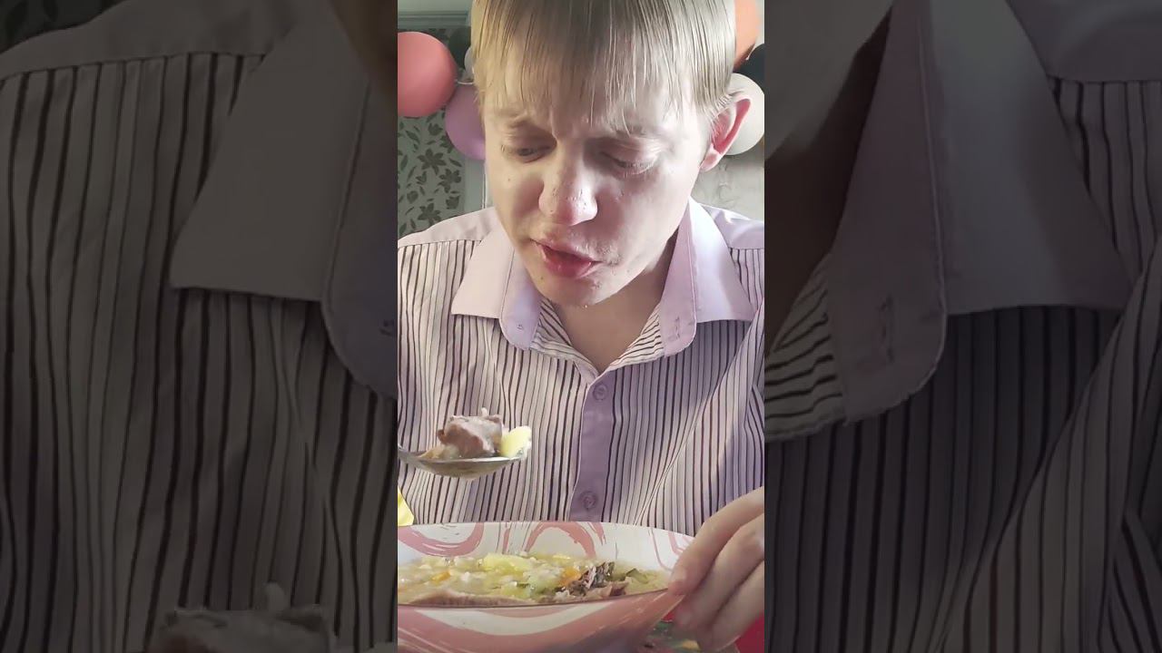 #eating #сибирь #mukbang #мукбангроссия #обед #рассольник #шушенское