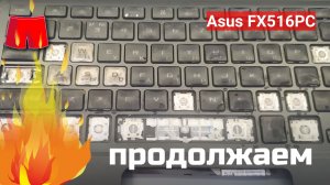 Asus FX516PC продолжаем