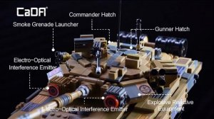 Конструктор CaDA Танк Т90 C61003W