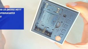 Часы электронные настольные куб будильник led VST 869White