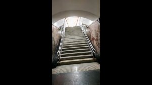 Пересадка с Петровского Парка на станцию Динамо и новогодний поезд.