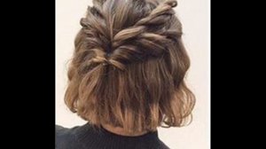 МК - простая прическа на короткие волосы ///  Master Class - a simple hairstyle for short hair