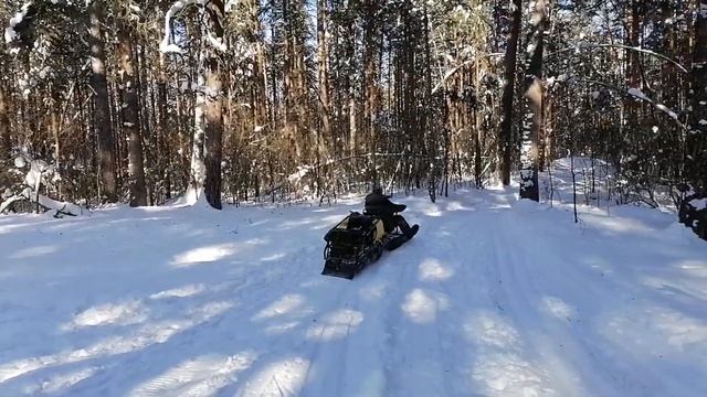 Мотобуксировщик Рыбак - Жесткий тест буксировщика