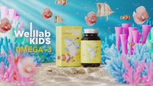 Welllab Kids Omega-3 — незаменимый элемент для активного роста и развития ребенка! 👦