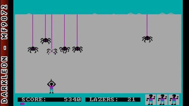 Spyder © 1983 Mirror Images Software - PC DOS - Gameplay смотреть онлайн