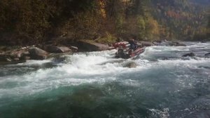 Прекрасная река зародившаяся в горах Восточного Саяна. (часть первая, порог)