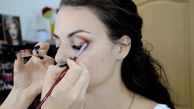 Видео-урок. Вечерний Макияж. Работа с тинтами