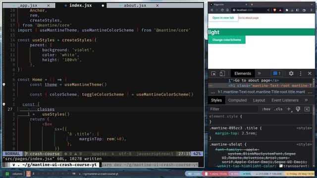 Mantine UI crash course with NEXT.JS | React UI Framework смотреть онлайн