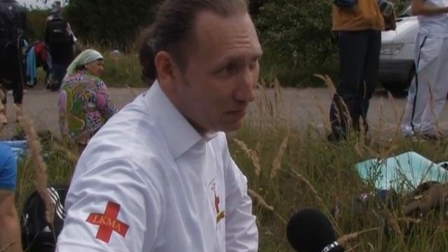 Крестный ход из Риги в Спасо-Преображенскую пустынь смотреть онлайн