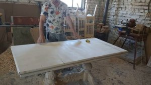 Самодельная раздвижная система для раскладного стола. Размеры стола и стула.