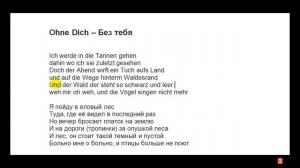 Учим немецкий по песням. Rammstein "Ohne dich"