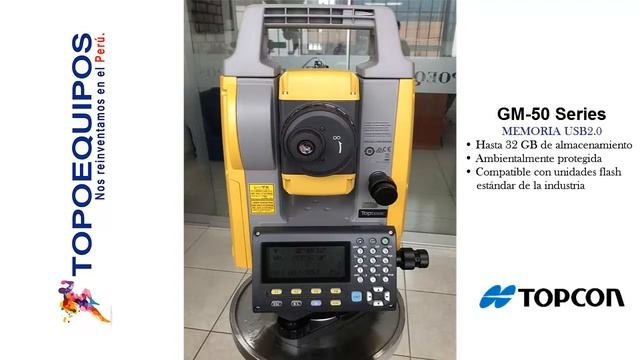 ESTACIÓN TOTAL - TOPCON - GM-50 смотреть онлайн