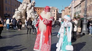 Дед Мороз и Снегурочка начали тур по странам Европы