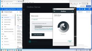Create Outline server & Virtual window on Google Cloud