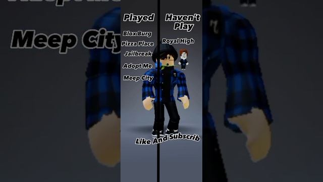 Like If You Played Any Of These Games In Roblox #shorts #roblox #youtubeshorts #iloveyou #sorry