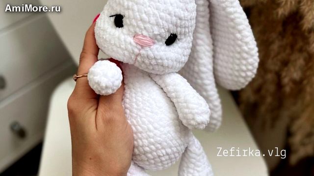 Амигуруми: схема Зайка Эля | Игрушки вязаные крючком