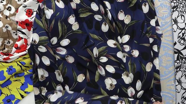 TKANIBUTIK.RU Обзор великолепных итальянских тканей. Хлопок, жаккард, плательная  ткань и полиэстер