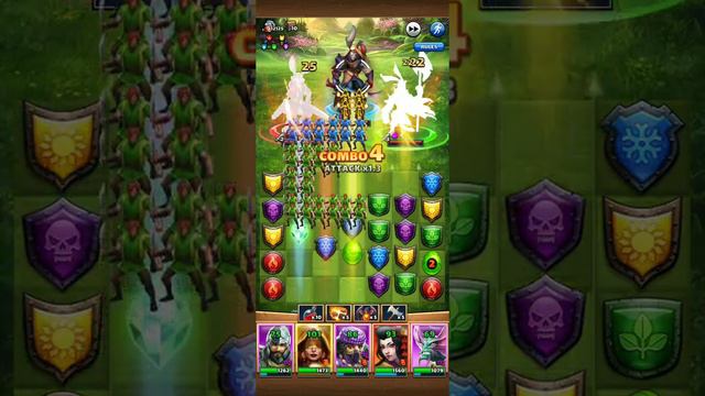 Empires and Puzzles - Springvale advanced stage 20, Proteus survives the bunnies. смотреть онлайн