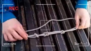 Как вязать прямой узел