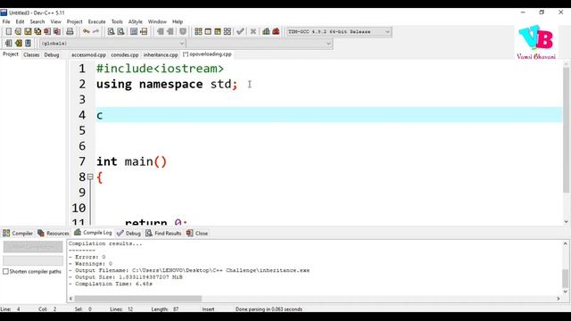 Day 20 : Operator Overloading in C++ | C++/Cpp Course Telugu | Vamsi Bhavani