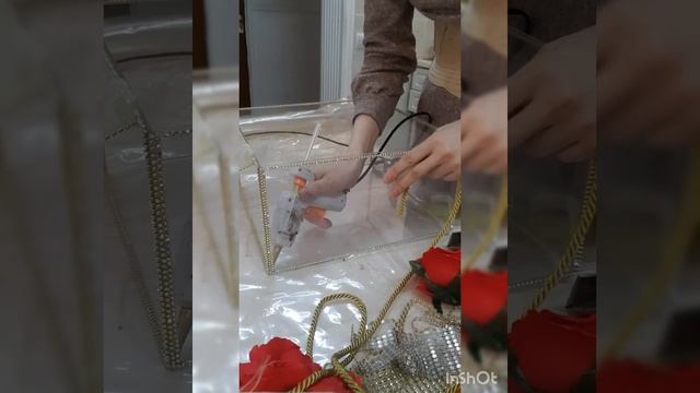 Оформление акриловых коробок, стразами и цветами часть 2 смотреть онлайн