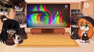 Past William and Clara’s friend react to Afton’s||willara||+ young henry||FNaF||my AU