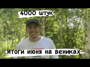 Бизнес на вениках /Итоги июня /Отправка в Сургут