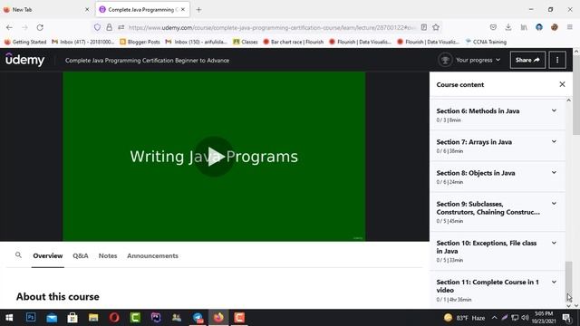 Udemy Course Free | Complete Java Programming Certification Beginner to Advance смотреть онлайн