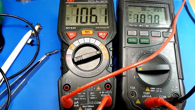 KBT MY64A VS "хваленый" Mastech MS8229. Доработка. Ч2 из 2. смотреть онлайн