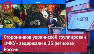 Сторонников украинской группировки «МКУ» задержали в 23 регионах России