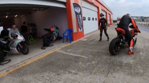 Крепость Грозная. Тестовые заезды наших гостей на спорт-байках.  29.10.2023г.