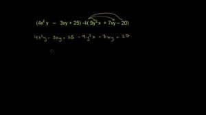 Example 6: Subtracting polynomials with two variables | Algebra I | Khan Academy