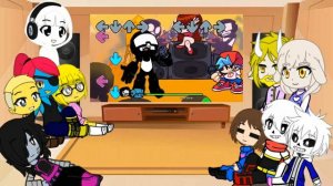 Реакция Undertale на Friday Night Funkin' Week 7 [Showcase]