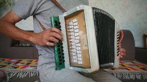 Ты не стой, баба с косою, разбор на гармони №-97 с цифрами