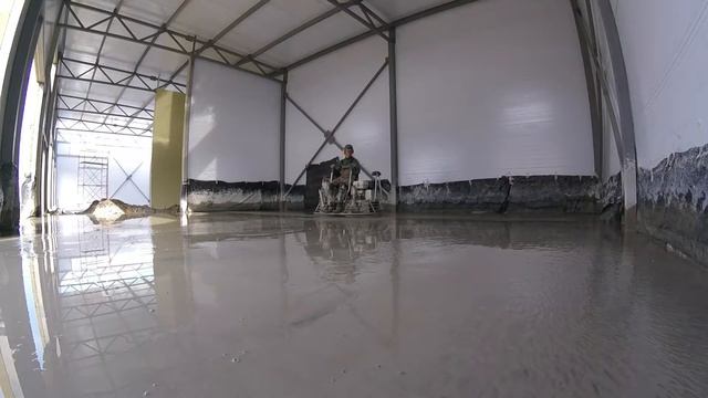 Полированный бетон. Решение для восстановления промышленных полов.