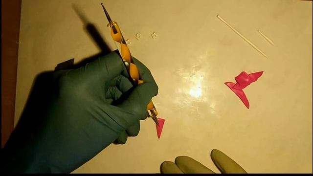 Цветочный зонтик из полимерной глины смотреть онлайн