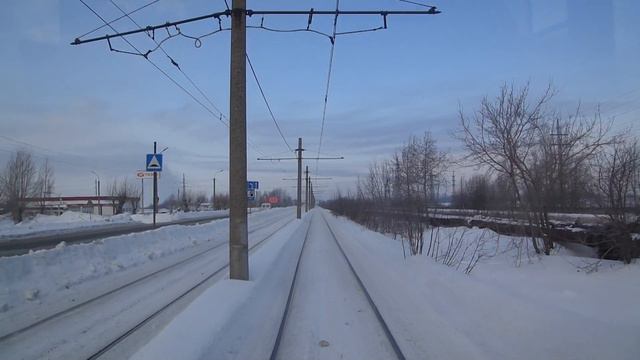 Пермь Трамвай 71-605 Маршрут 2 смотреть онлайн