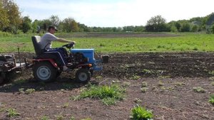 Фреза прицепная .Испытания .