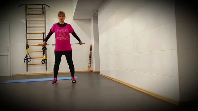 1 часть. Комплекс упражнений с палкой( разминка) смотреть онлайн