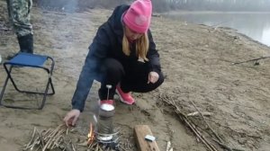 Рыбалка на реке Кубань в декабре месяце 2021г.