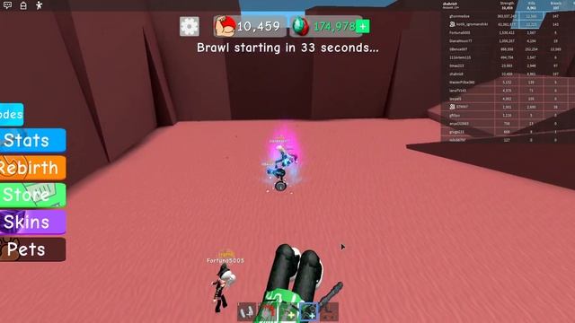 СИМУЛЯТОР КАЧКА 3 ? КАЧОК ИГРАЕТ В ПЕРЕГОНКИ С ДРУГОМ ? Roblox Weight Lifting Simulator 3 смотреть онлайн