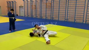 Osoto Gari. Задняя подножка.