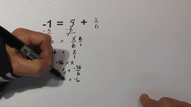 Solve 9x-7 = -7 and Solve -1=5 + x/6 смотреть онлайн