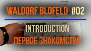 Aleks SHAGI 2023-0213 Waldorf Blofeld #02 INTRODUCTION