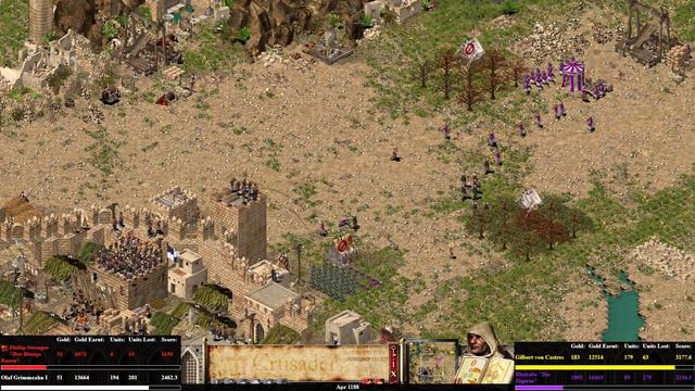 Bloody Vikings ⚔️ Anti Christen | 2vs2 Gruppenphase | Rebalance MOD KI Turnier | Stronghold Crusade смотреть онлайн