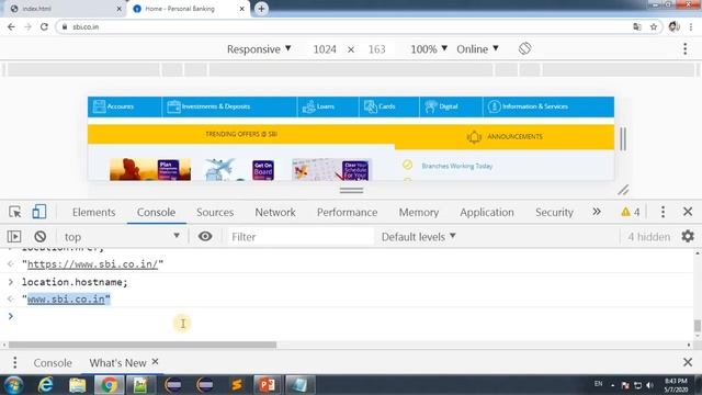 JavaScript Lecture - 68 Location Object Methods (hostname, port, assign, href, protocol & pathname)