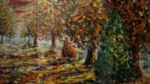 New ART-VIDEO: Valery Rybakow new painting. 70 x 145 cm. Oil on canvas. 