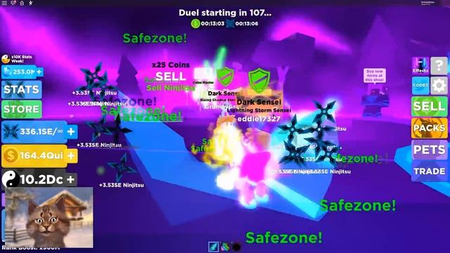 Buying The Max Rank Eternal Ninja + Full Team of Dark Element Pets In Roblox Ninja Legends смотреть онлайн